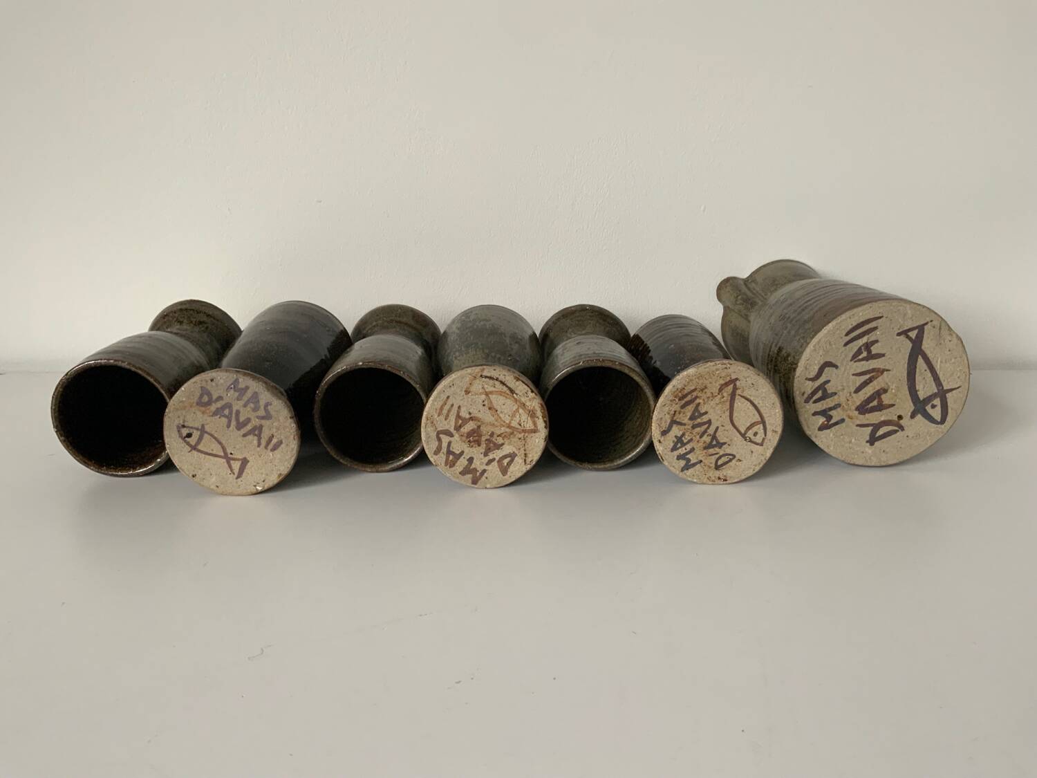 Stoneware mugs