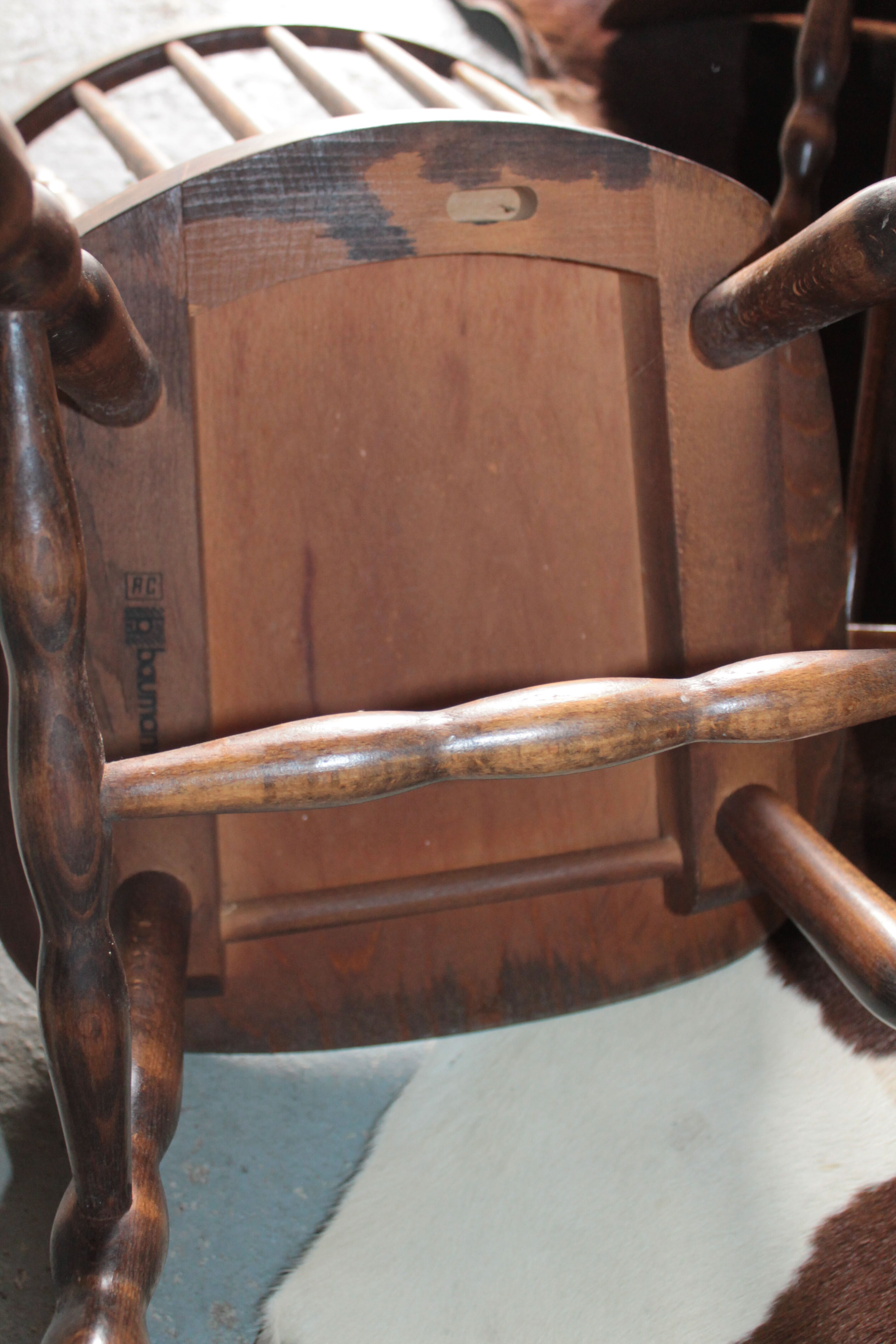 Series of 6 chairs of Bistro Baumann menuet style