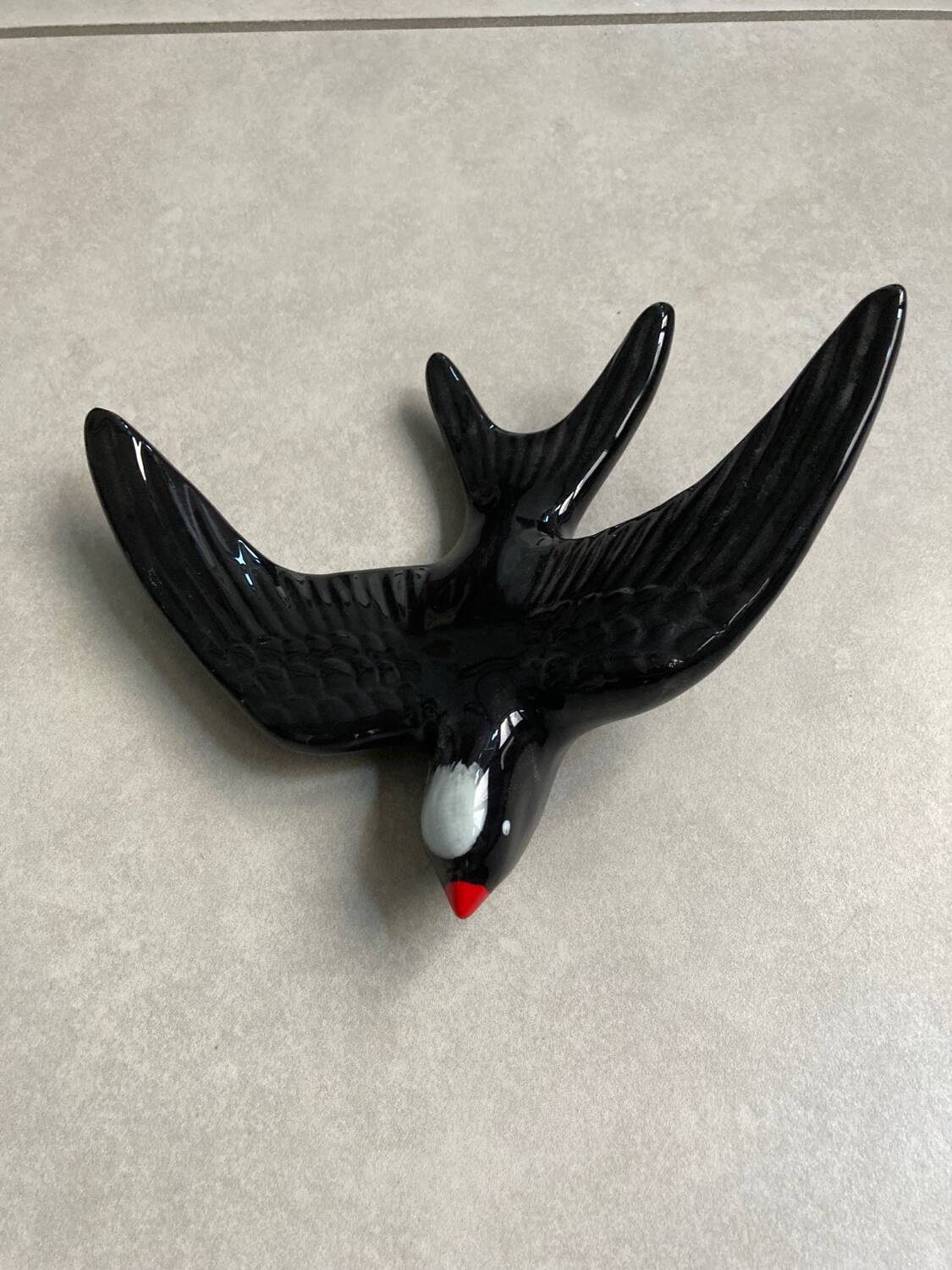 Vintage ceramic swallow L17cm