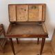 Vintage wooden children's secretary desk – cherry decor