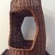 Vintage bar from the 70s in rattan and wicker