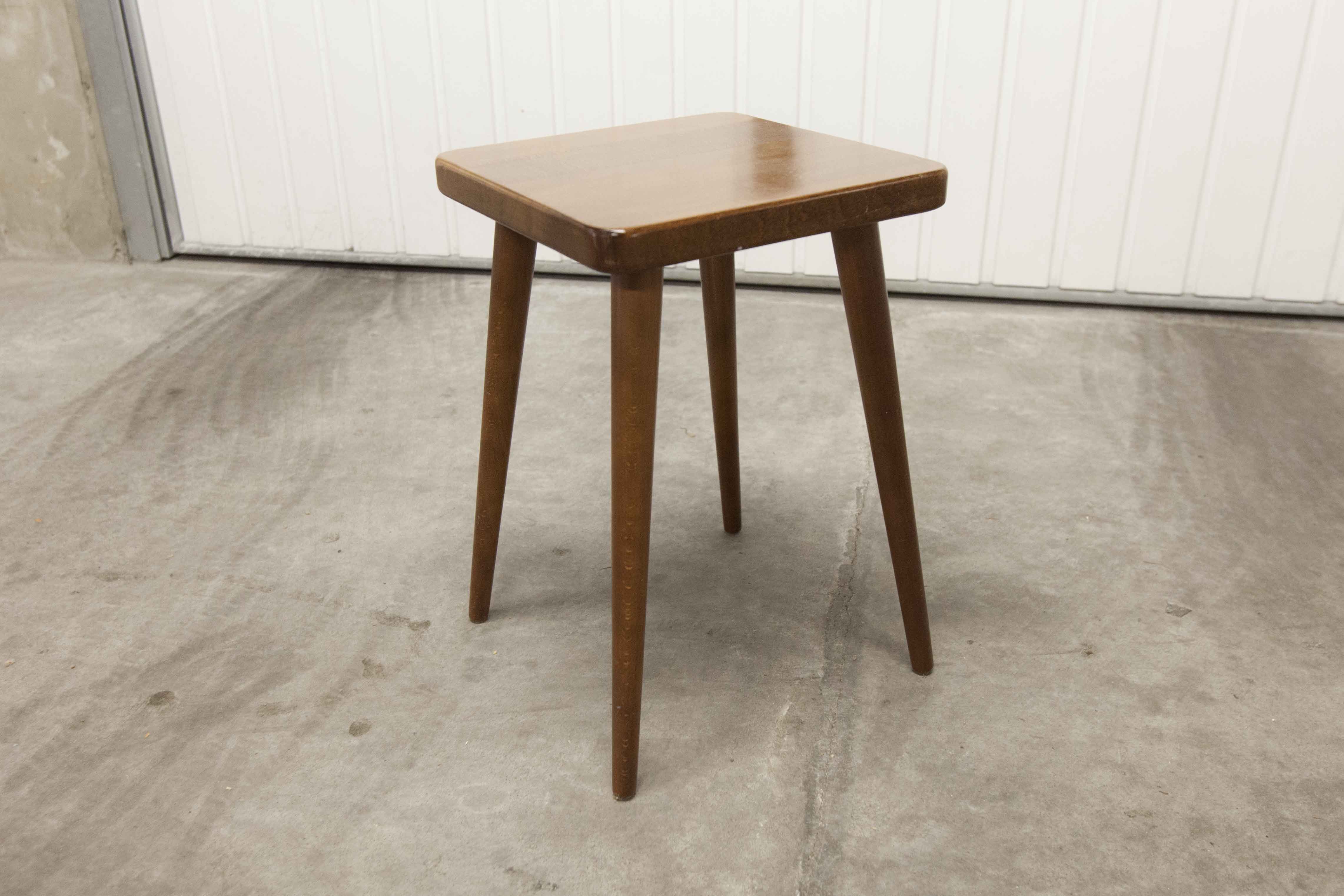 Scandinavian beech square 1960