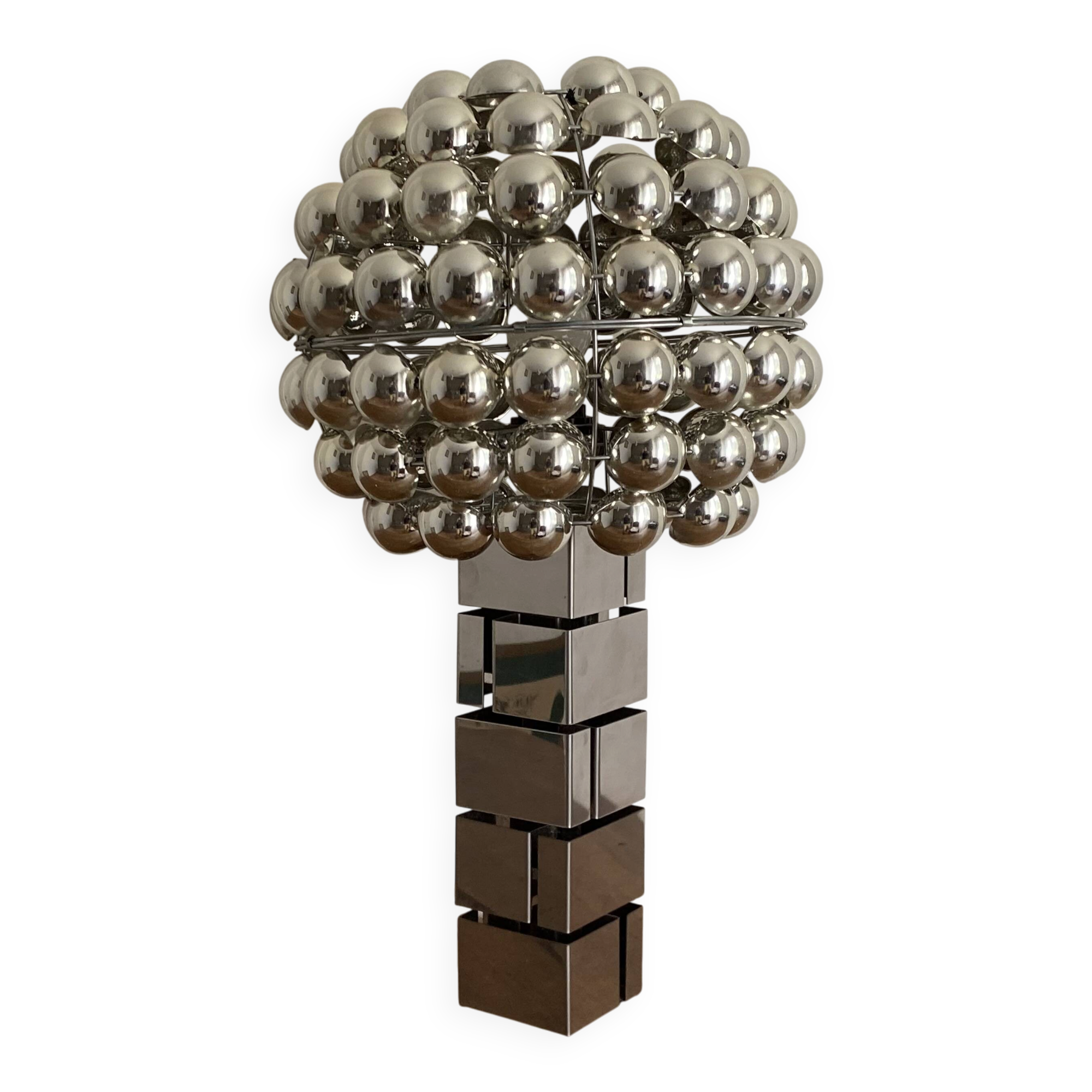 Lampe cinétique Building. Curtis Jere. 1970. Space age.