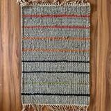 small hemp rug; 60x90cm; stripes