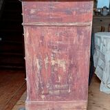 Antique piece of furniture with a grey patina.