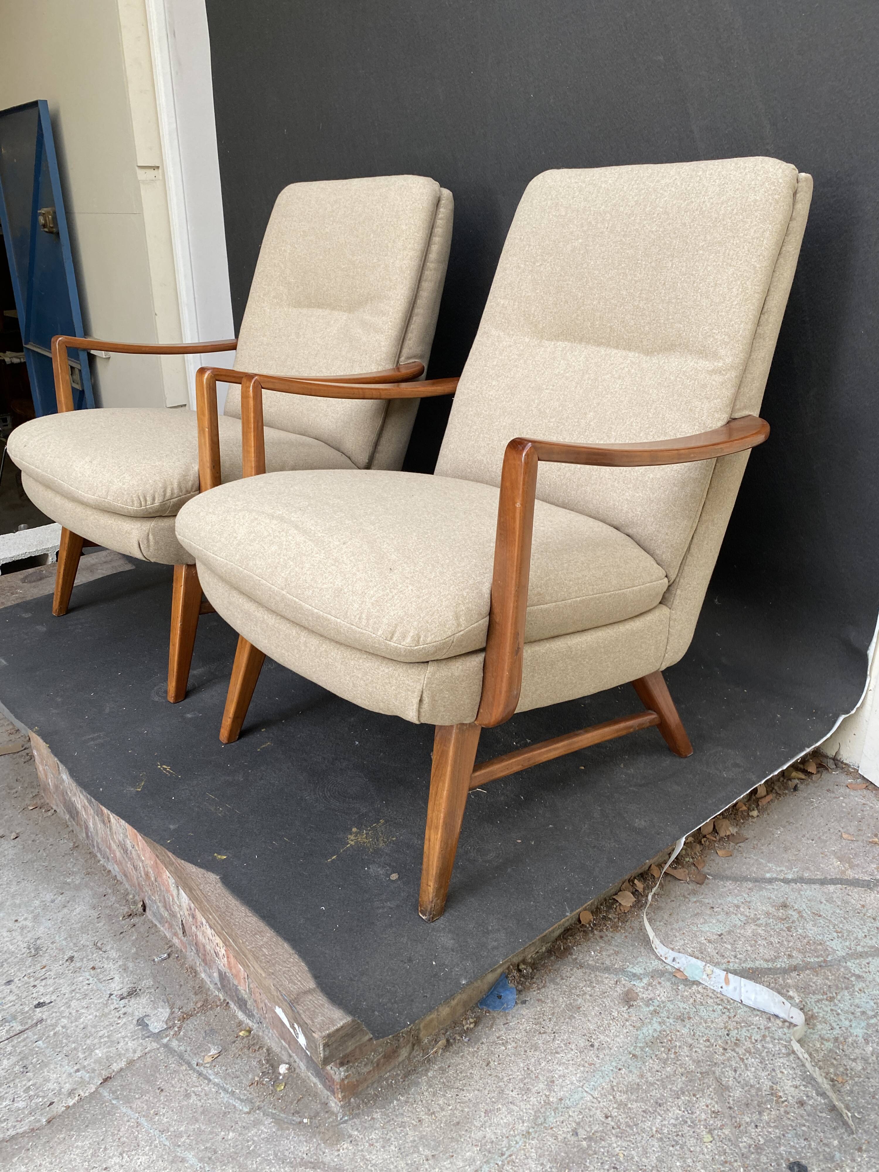Pair of vintage armchairs