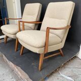 Pair of vintage armchairs