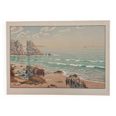 Lithograph by Henri Rivière, Aspects of Nature - The Sea