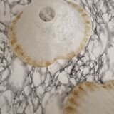 Paire d'abat-jours en verre vintage