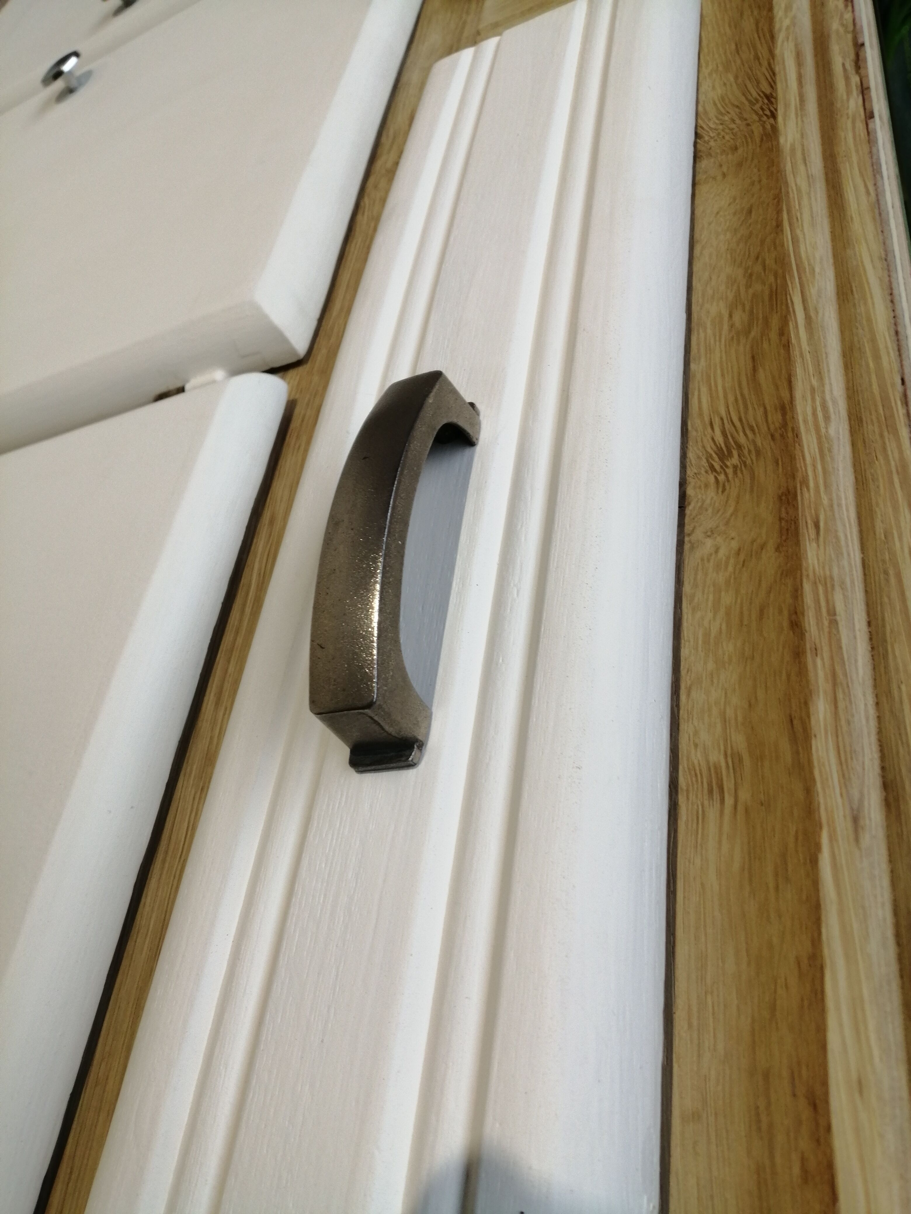 Buffet mado 50s white and brushed oak