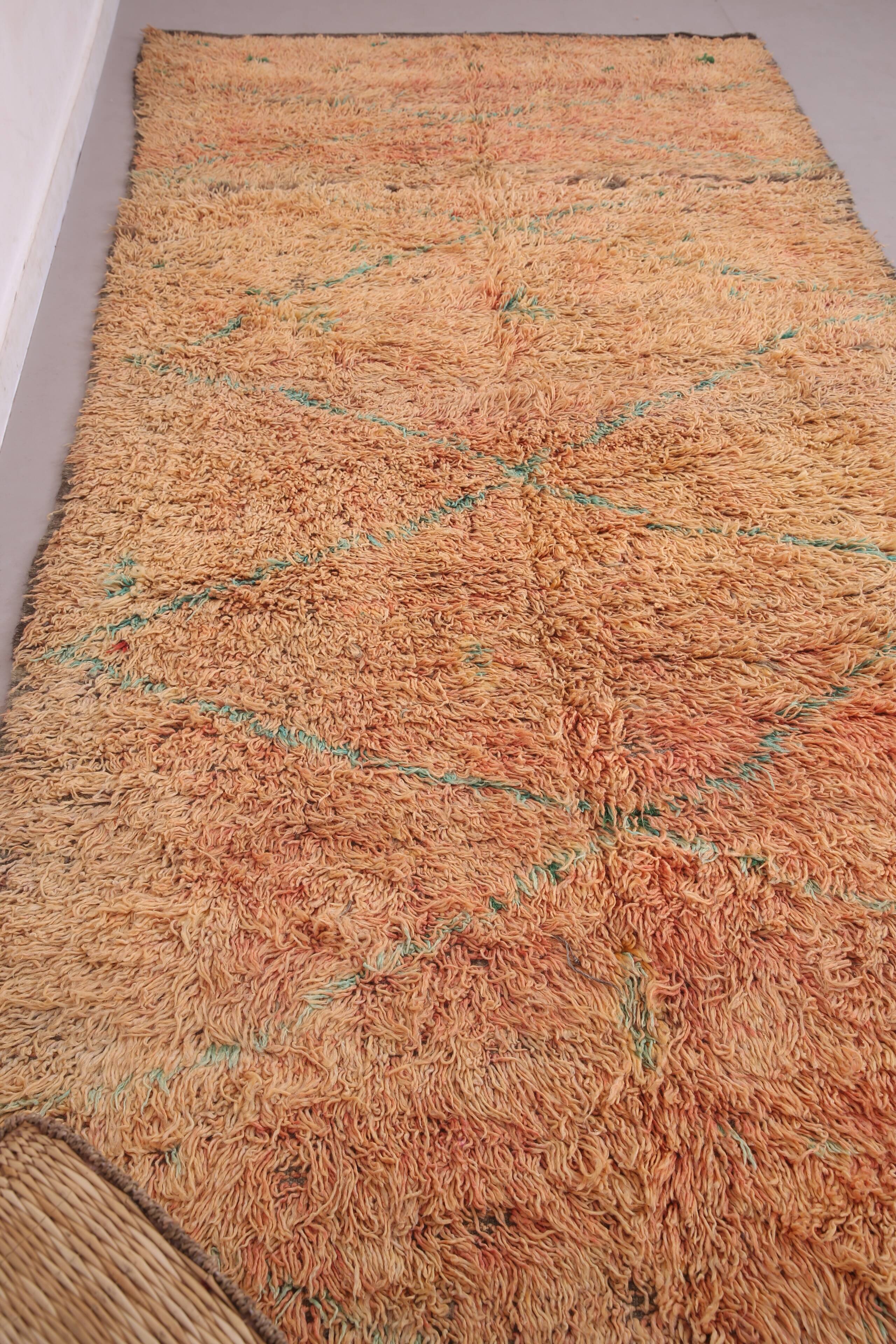 Authentic Boujaad Rug Morocco 180 x 362 cm – Vintage Handmade Wool Piece