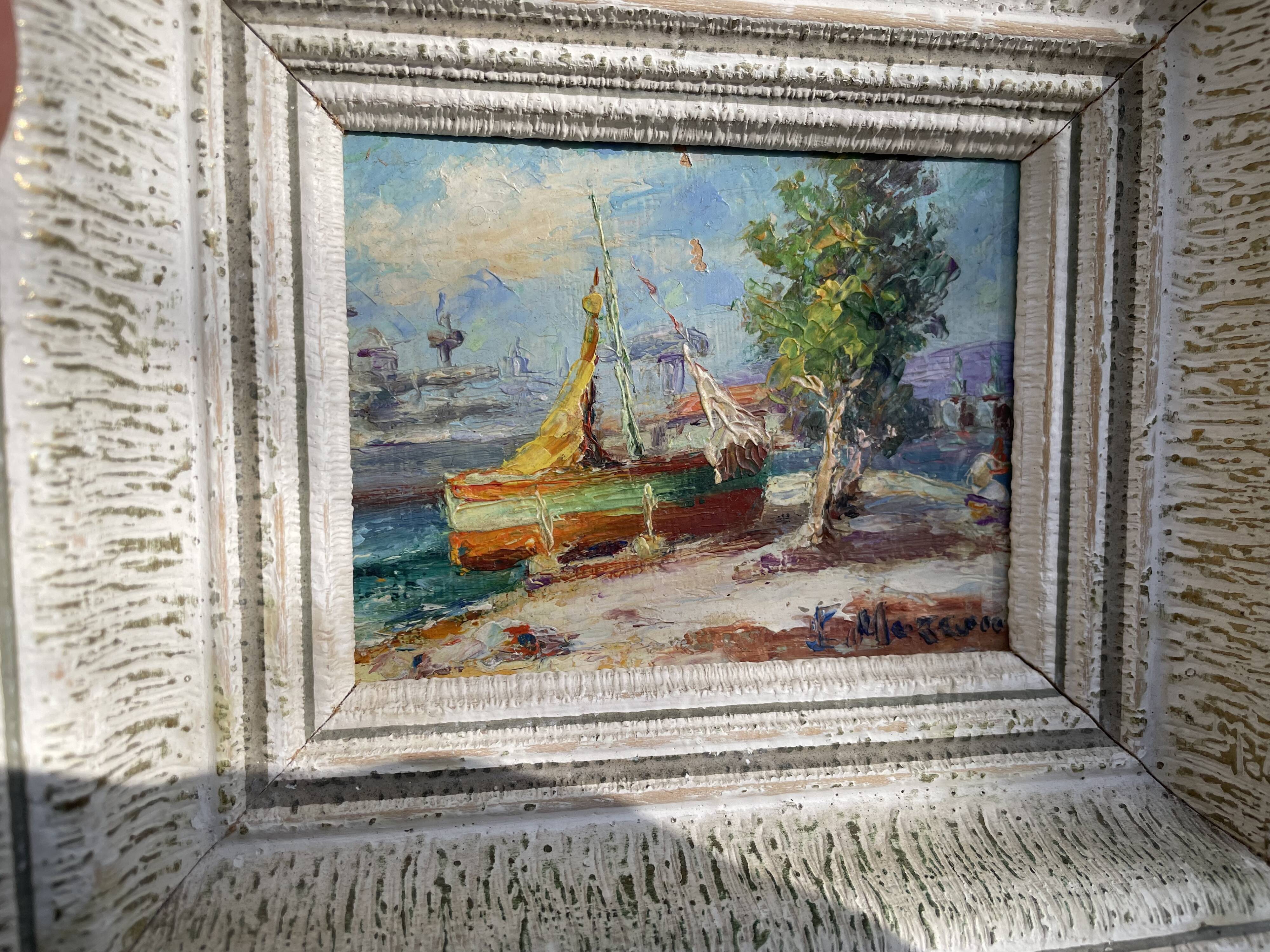 Brittany marine painting 1957