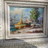 Brittany marine painting 1957