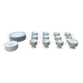 Service à café gris Vintage Secunda de composition allemande par Tapio Wirkkala pour Rosenthal, ensemble de 28
