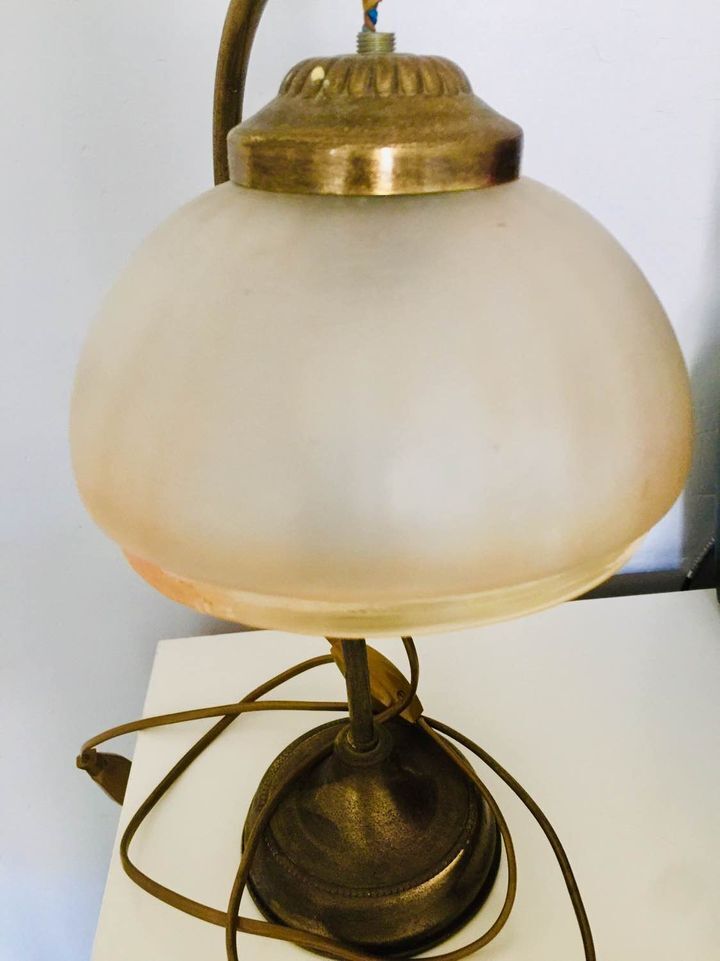 Lampe retro cuivre Selency
