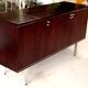 Sideboard solid wood and steel, France, cira 1970, Negroni edition