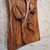 Carved wood flowers 1975