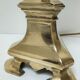 Pied de lampe bronze doré tripode hauteur 50 cm