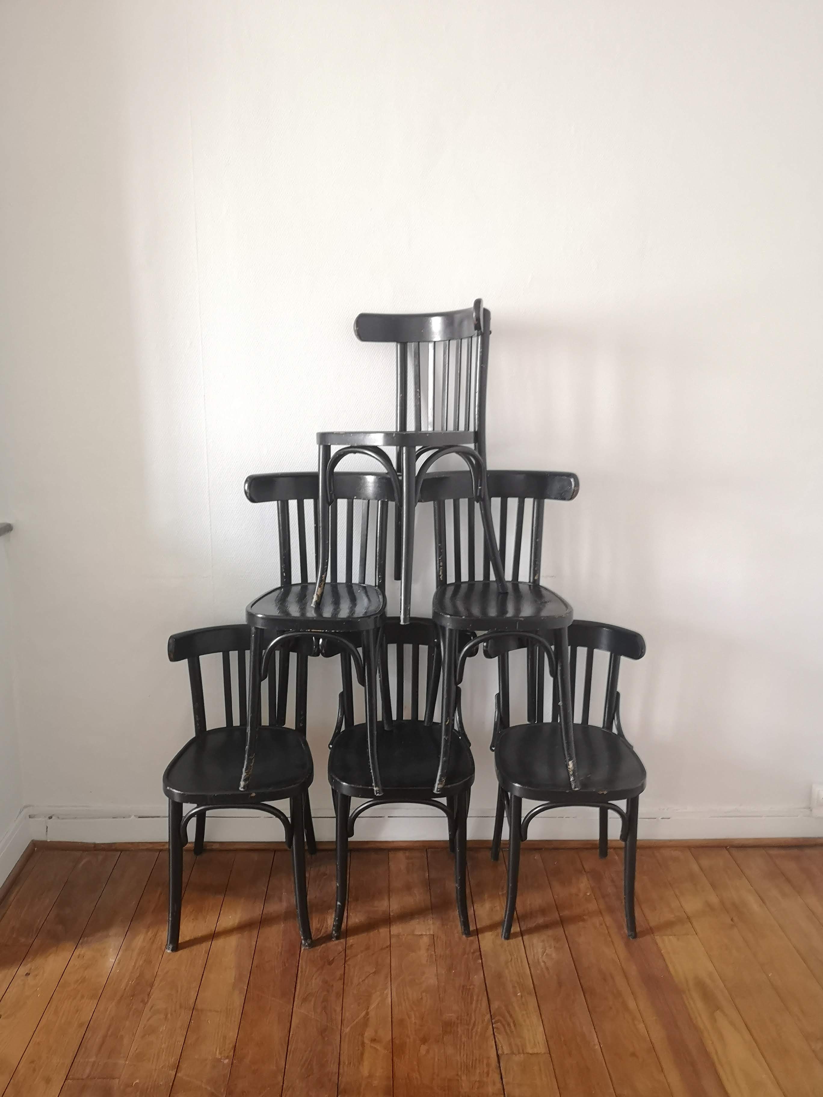 Set of bistro chairs