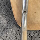 Black marbled formica chairs