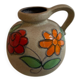 Scheurich ceramic vase pitcher West Germany vintage 1970s