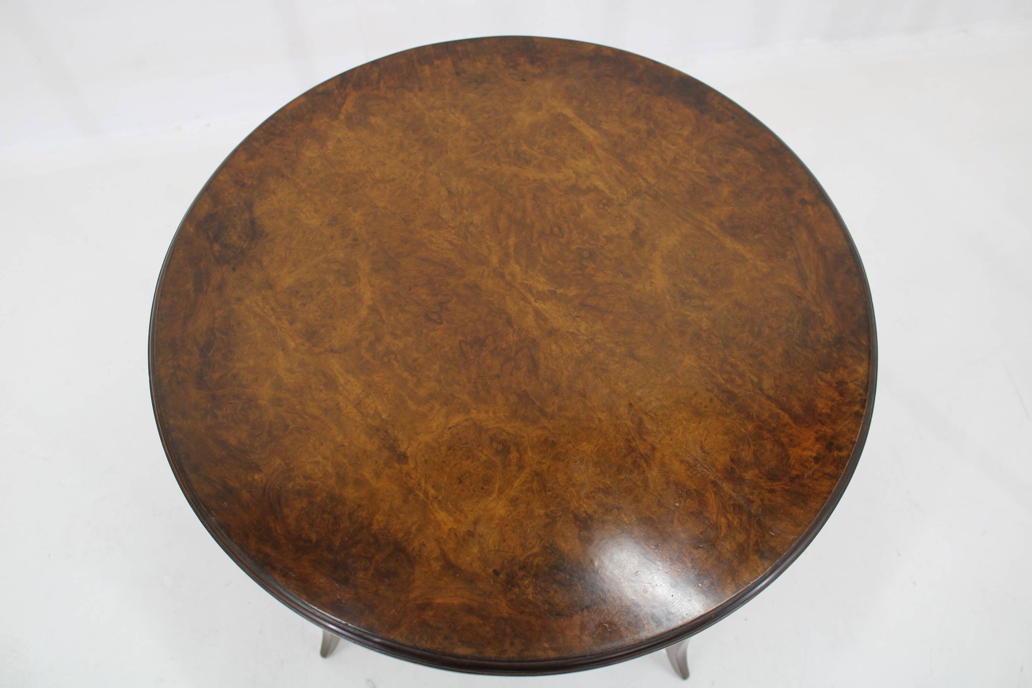 Tables gigognes Art Déco des années 1930 en noyer, Tchécoslovaquie