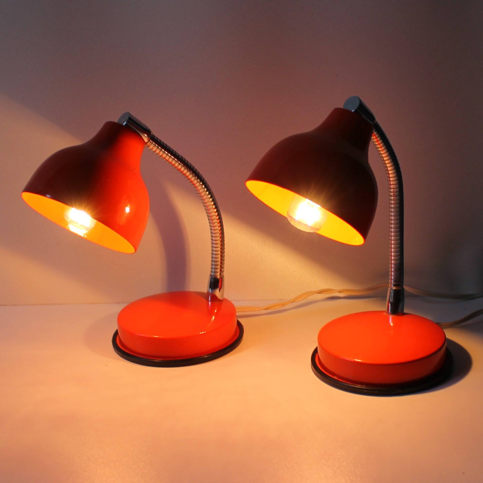 Pair of vintage lamps