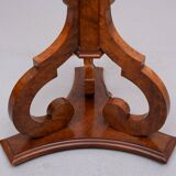 Stunning large Antique Biedermeier Burl floor lamp . Germany