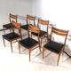 6 chaises vintage des années 60