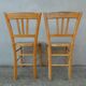 2 chaises de bistrot vintage