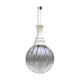 Suspension boule verre moulé années 70