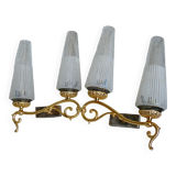 Pair of vintage double wall lamps 1950-60