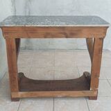 Restoration period mahogany console table