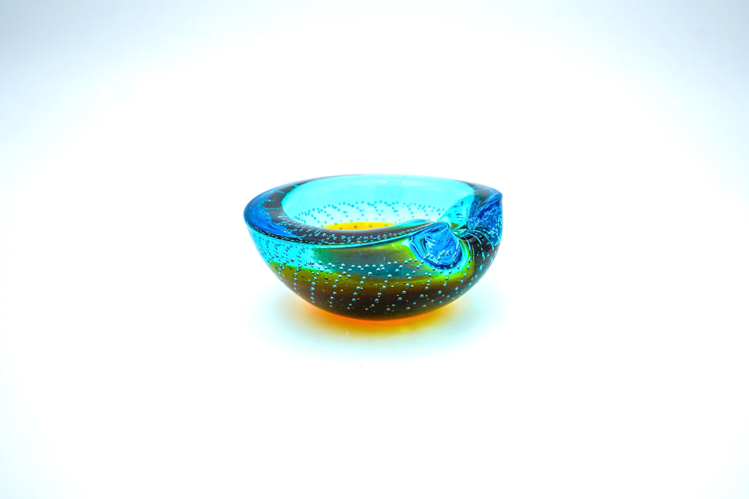 Murano pocket bowl "Sommerso Bullicante" – Galliano Ferro
