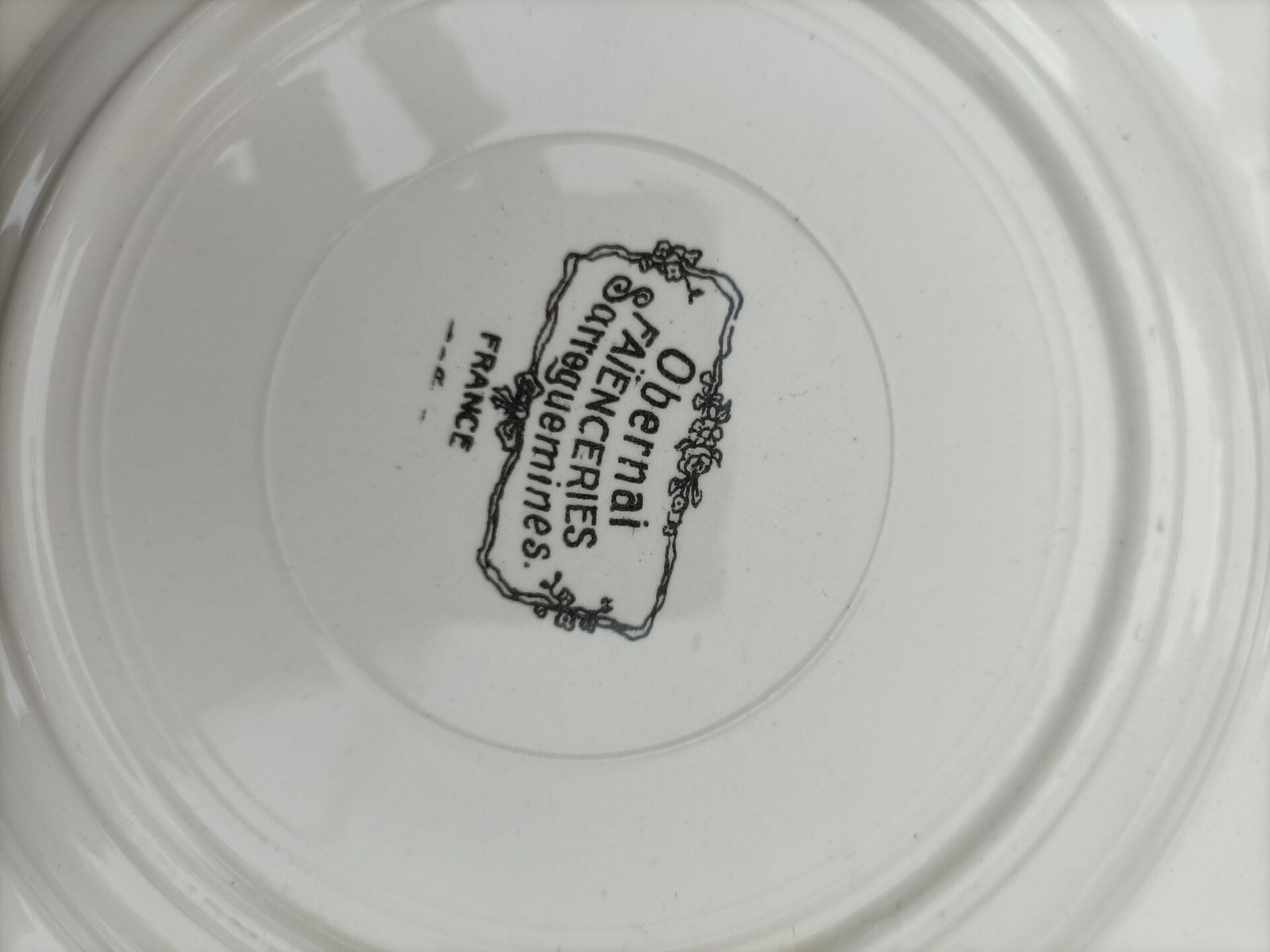 Digoin Sarreguemines plates