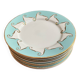 Assiettes modèle Follement de Christian Lacroix