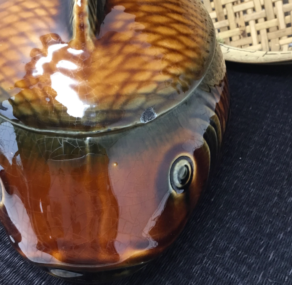 Vintage fish soup Sarreguemines