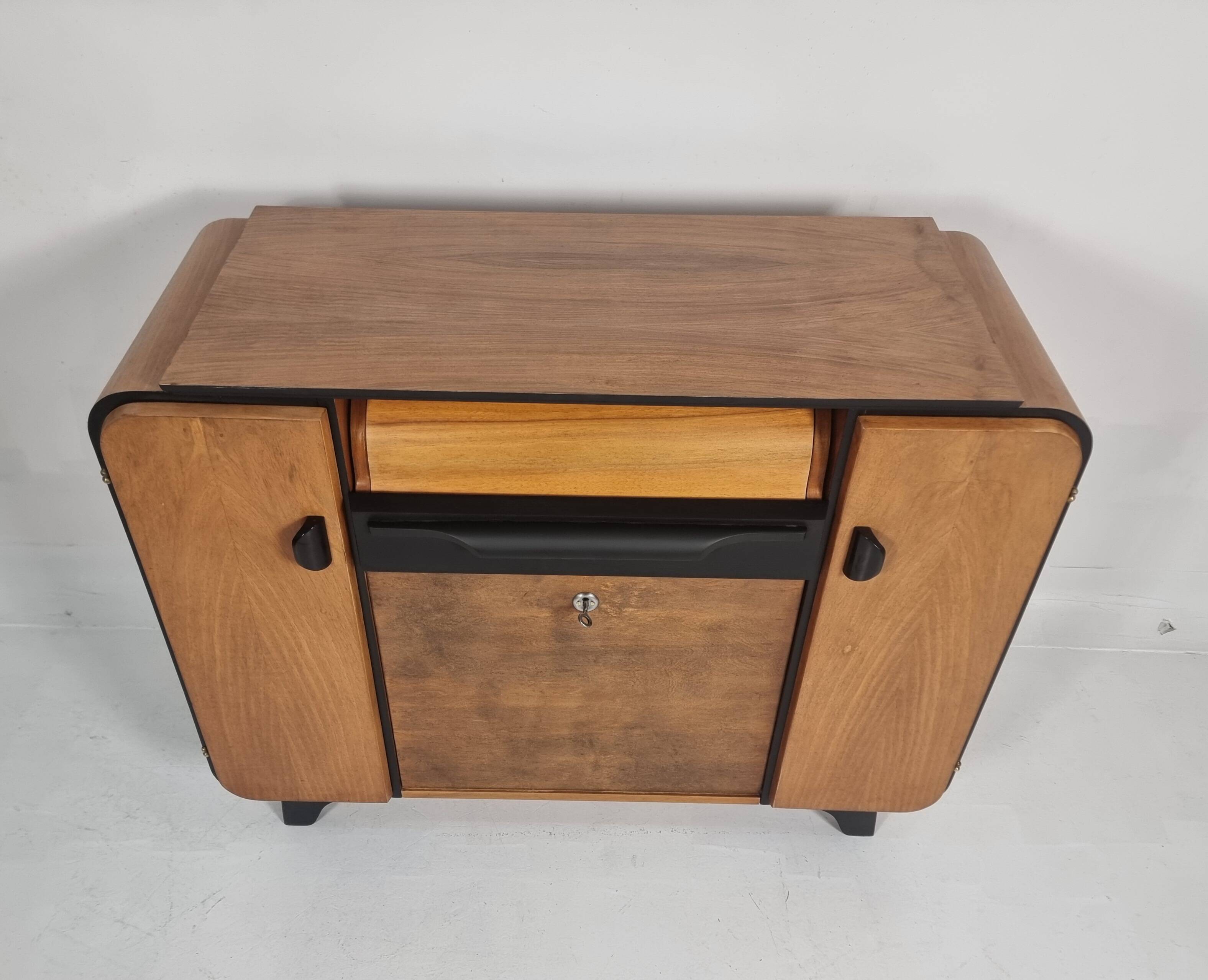 Art deco cabinet by Jindřich Halabala 1960s