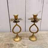 Palm candle holders