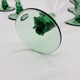 6 crystal champagne cocktail glasses, Luminarc France