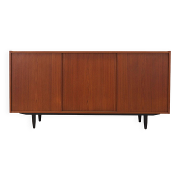 enfilade en teck, design danois, années 1970, production : Danemark