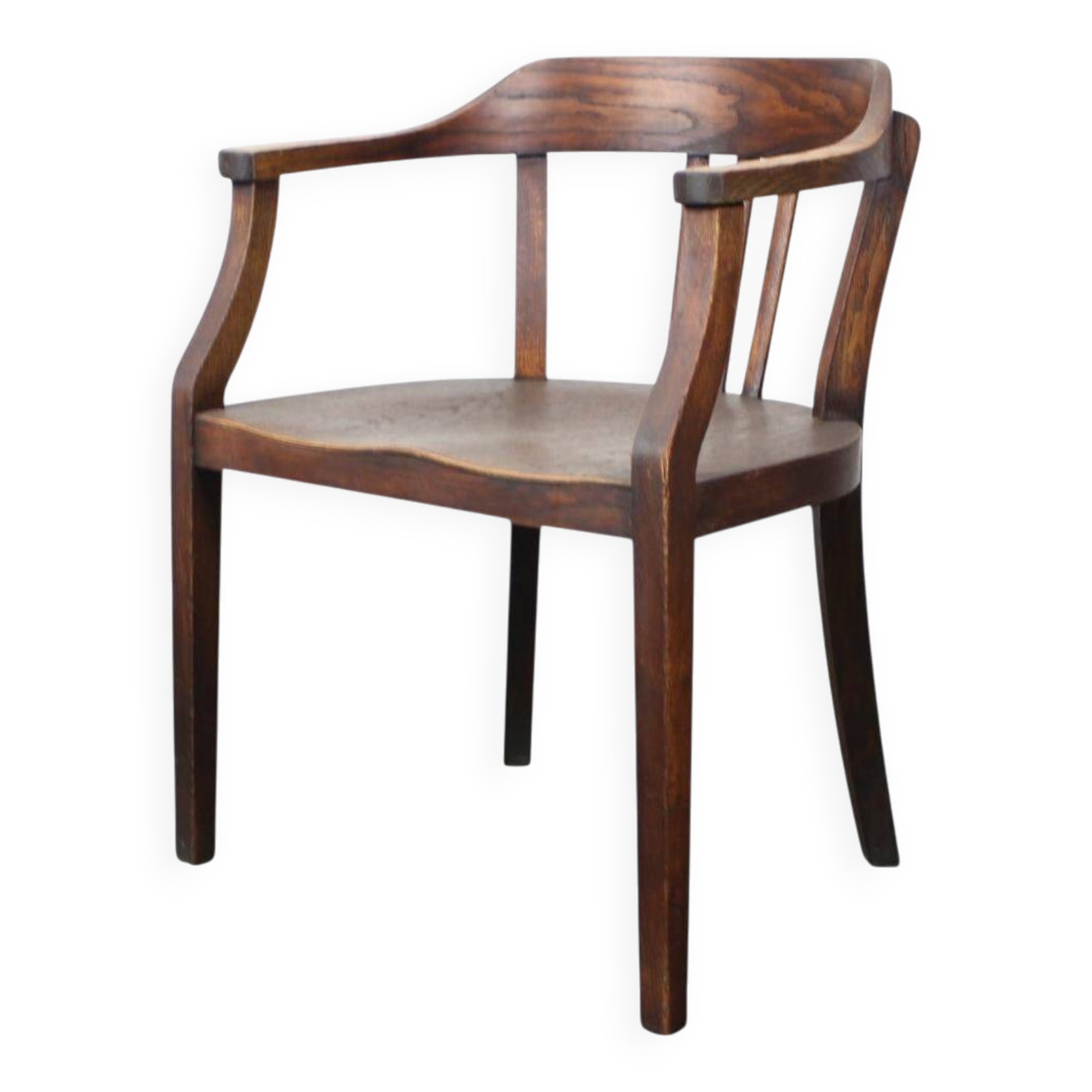 Chaise des années 1930 par Arbor Trade Mark-Prague. Tchécoslovaquie