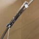 Vintage Reggiani telescopic floor lamp in chromed metal, 1970