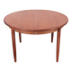 Scandinavian extendable teak dining table for 4/8 people.