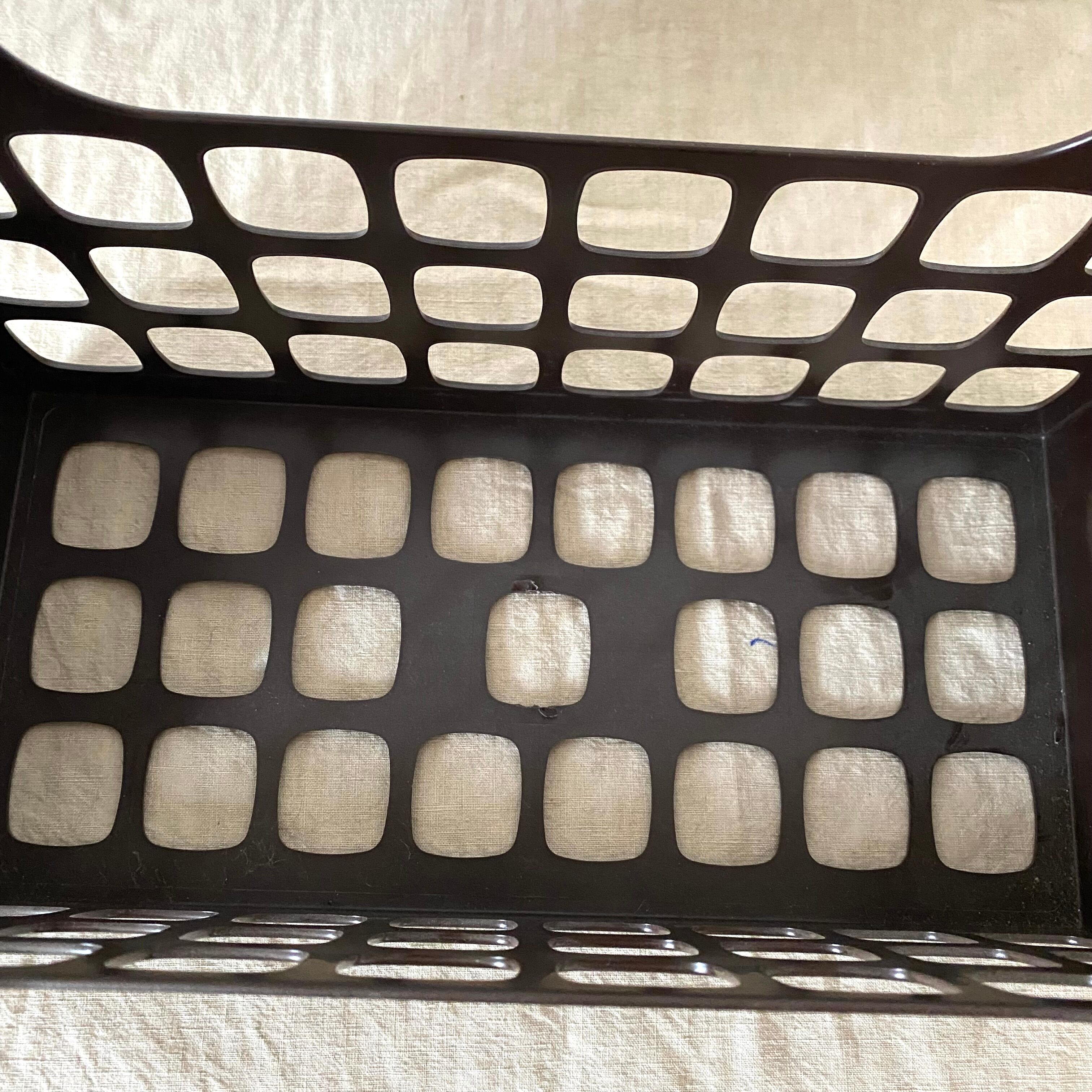 Vinyl holder, vintage document storage Decoflex