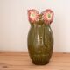 Belgian wild rose slip vase 178