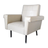 White skai armchair