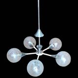 Sputnik designer pendant chandelier 1970s