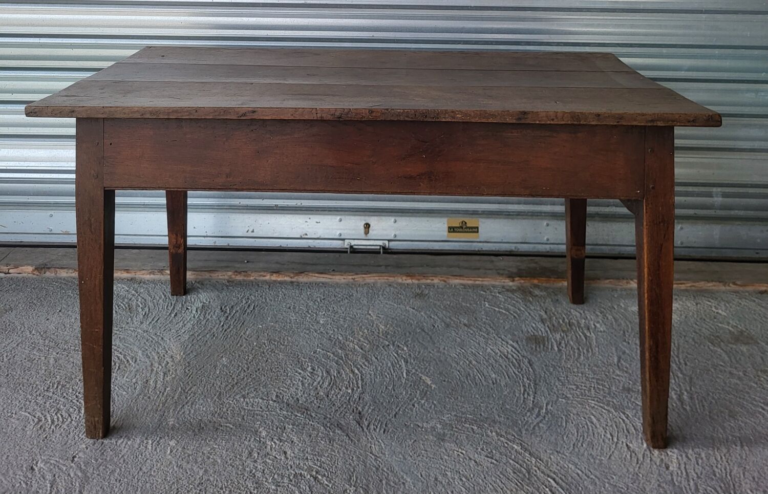 Authentic very old farmhouse table in good condition.