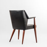 Mid century teak armchair